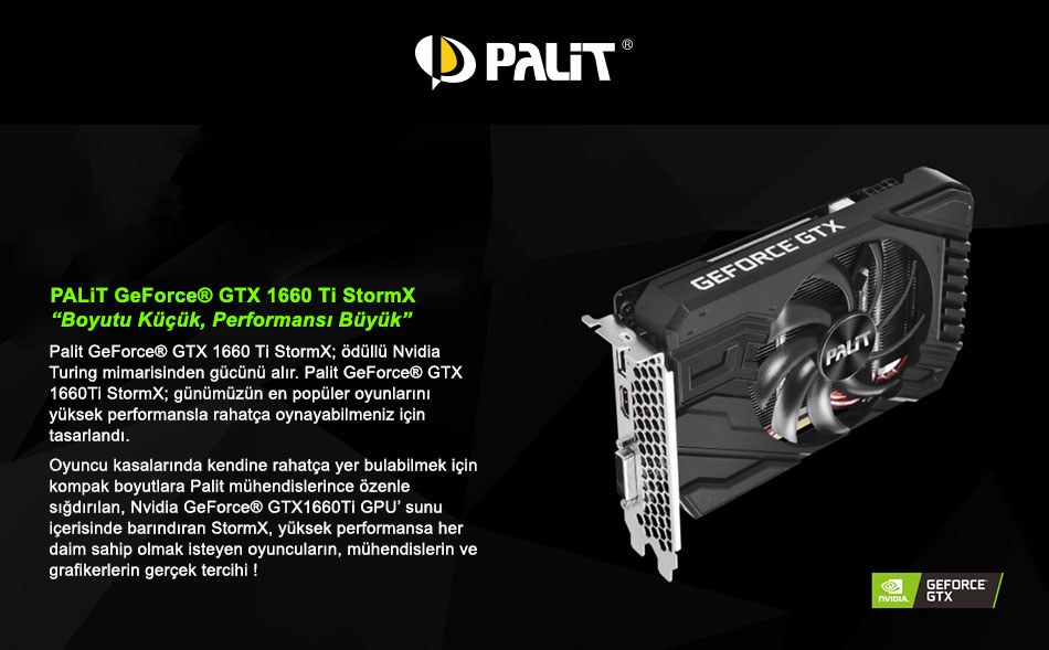 Gtx 1660 sale palit stormx